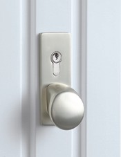 hormann up and over cast aluminium with new silver finish garage door handle style